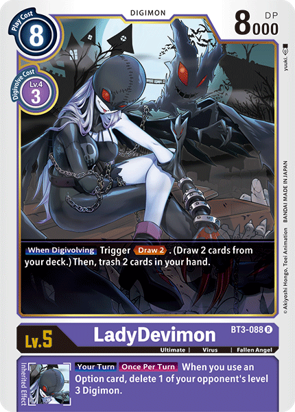 LadyDevimon [BT3-088] [Release Special Booster Ver.1.5] | Arkham Games and Comics