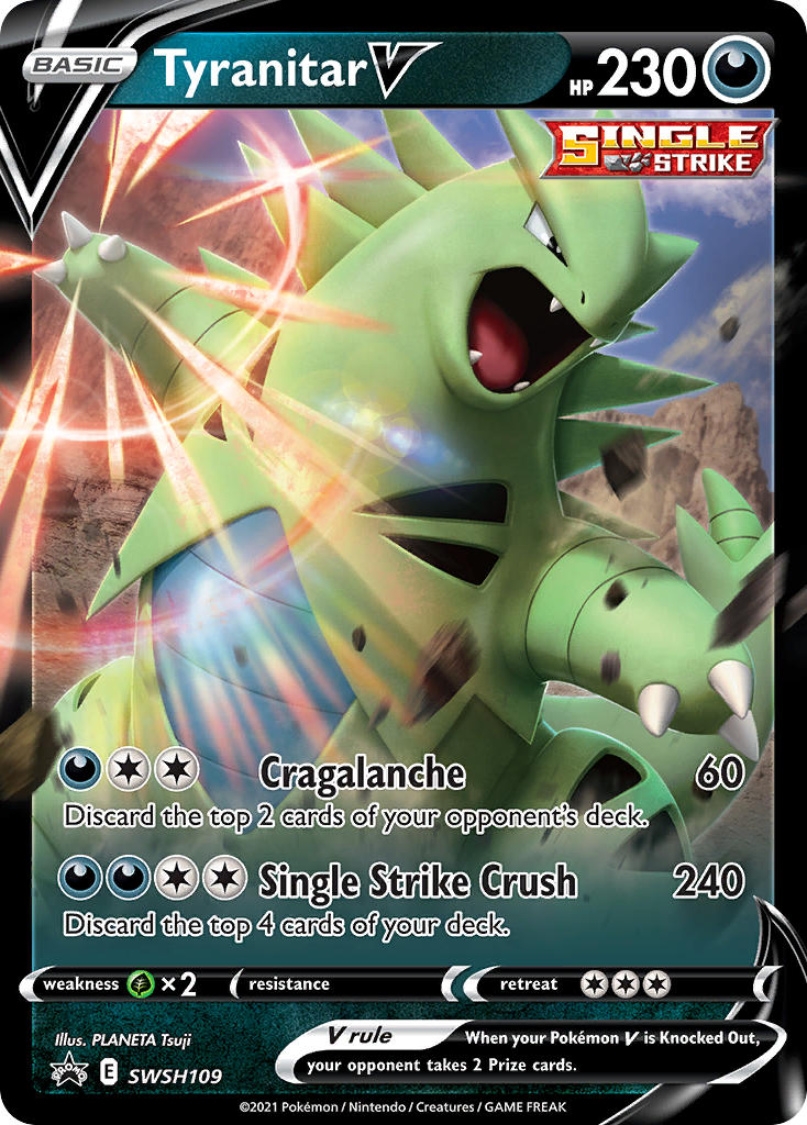 Tyranitar V (SWSH109) [Sword & Shield: Black Star Promos] | Arkham Games and Comics