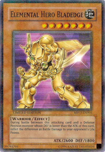 Elemental Hero Bladedge [MF03-EN005] Parallel Rare | Arkham Games and Comics