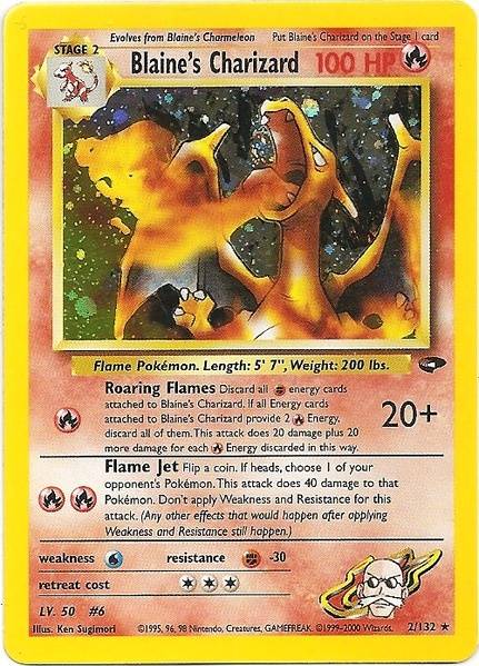 Blaine's Charizard (2/132) [Gym Challenge Unlimited] | Arkham Games and Comics
