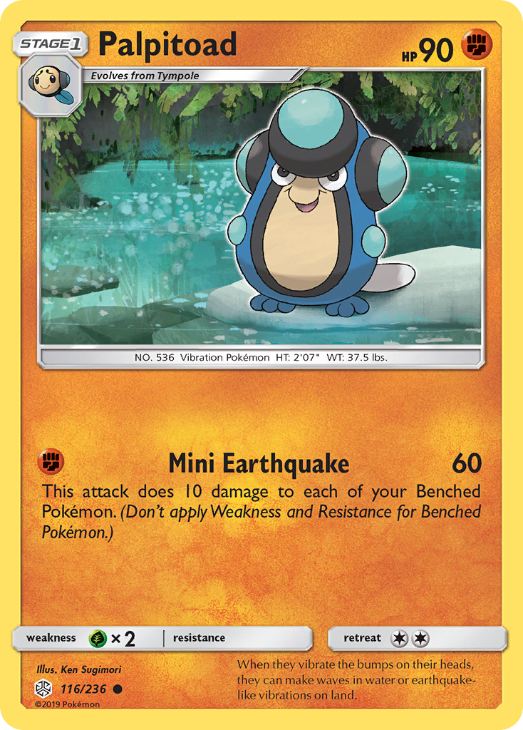 Palpitoad (116/236) [Sun & Moon: Cosmic Eclipse] | Arkham Games and Comics