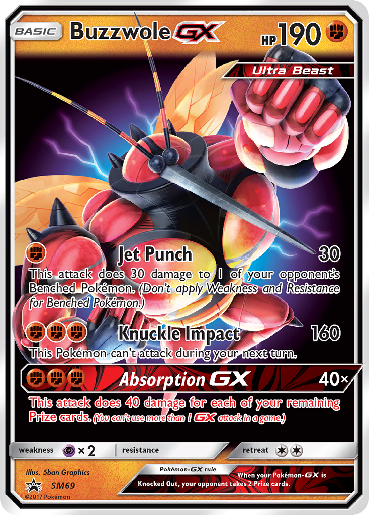 Buzzwole GX (SM69) [Sun & Moon: Black Star Promos] | Arkham Games and Comics