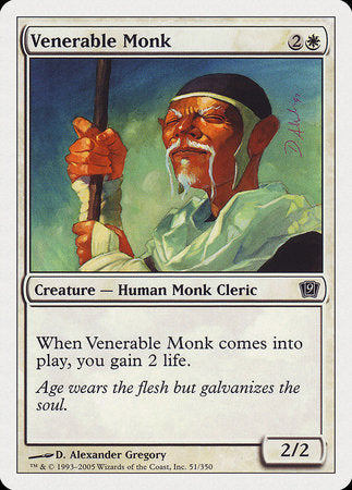 Venerable Monk [Ninth Edition] | Arkham Games and Comics