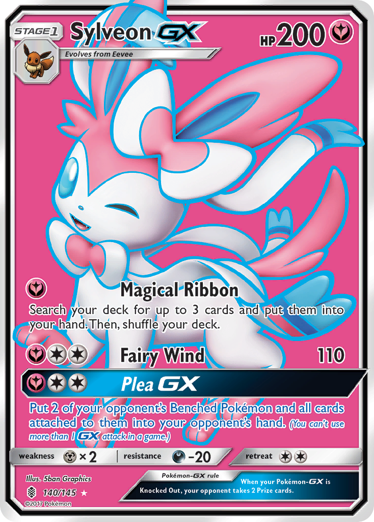 Sylveon GX (140/145) [Sun & Moon: Guardians Rising] | Arkham Games and Comics