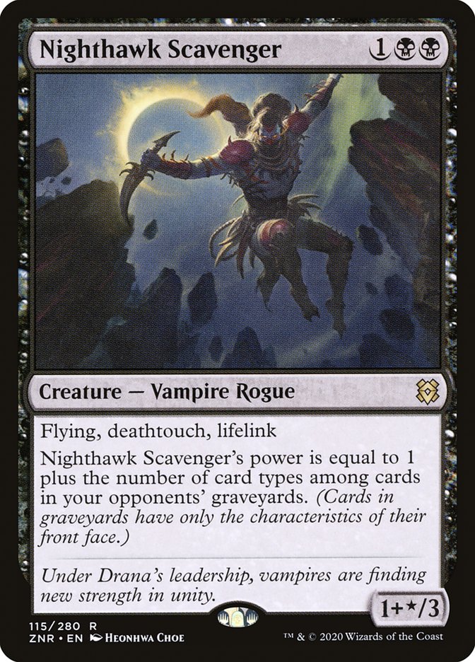 Nighthawk Scavenger [Zendikar Rising] | Arkham Games and Comics