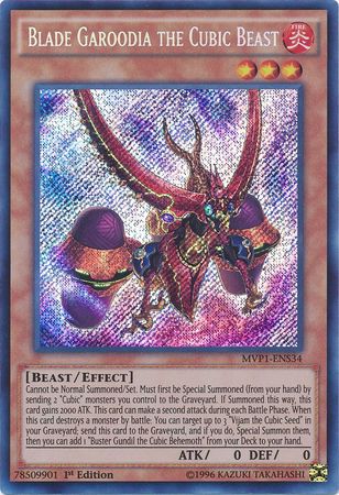 Blade Garoodia the Cubic Beast [MVP1-ENS34] Secret Rare | Arkham Games and Comics