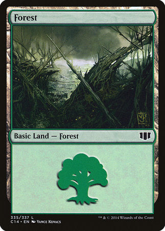 Forest (335) [Commander 2014] | Arkham Games and Comics