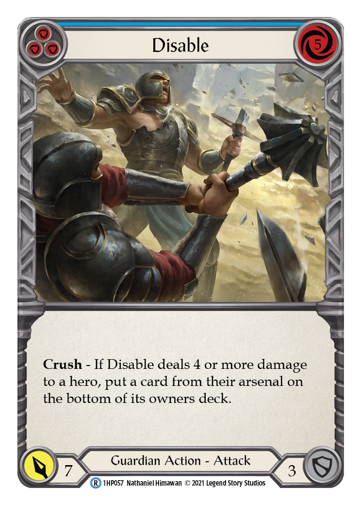 Disable (Blue) [1HP057] (History Pack 1) | Arkham Games and Comics