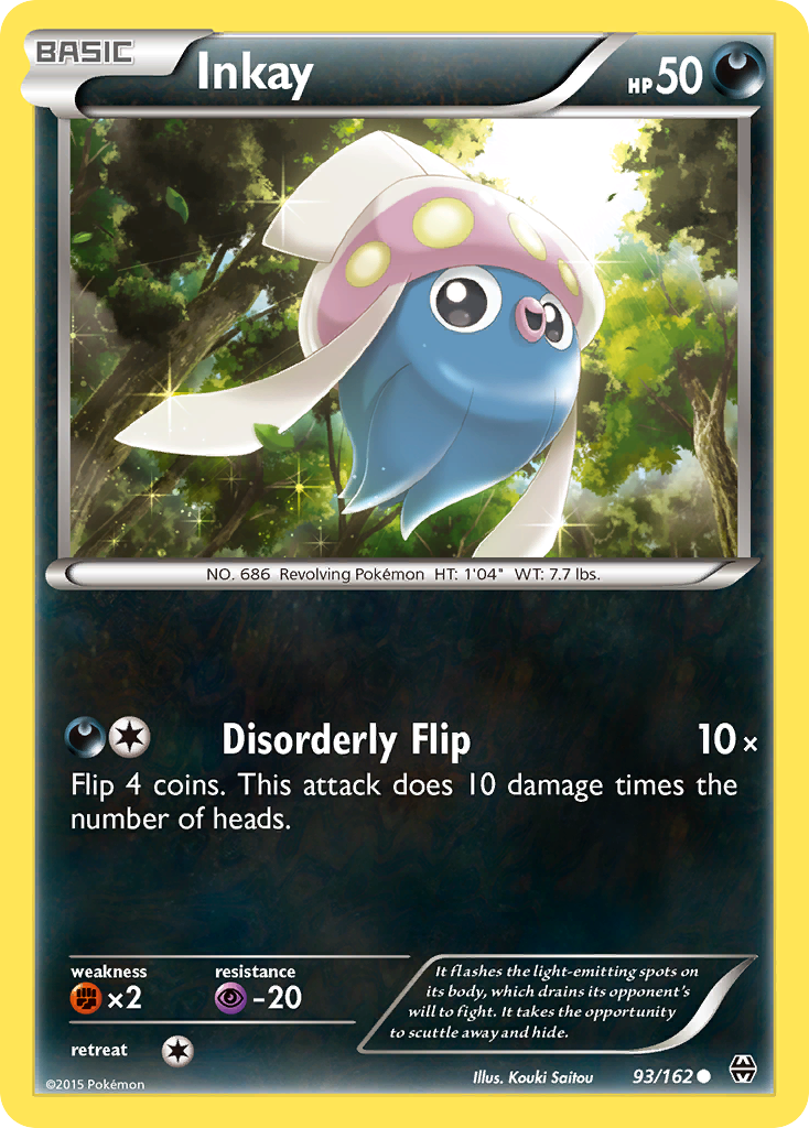 Inkay (93/162) [XY: BREAKthrough] | Arkham Games and Comics