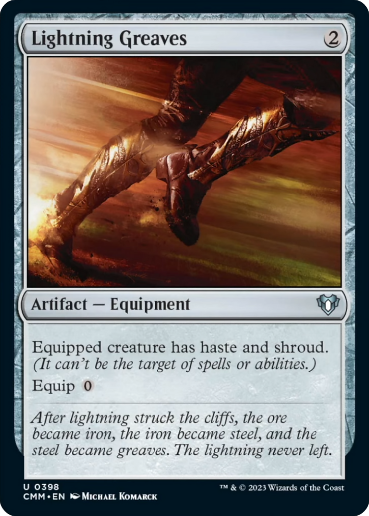 Lightning Greaves [Commander Masters] | Arkham Games and Comics