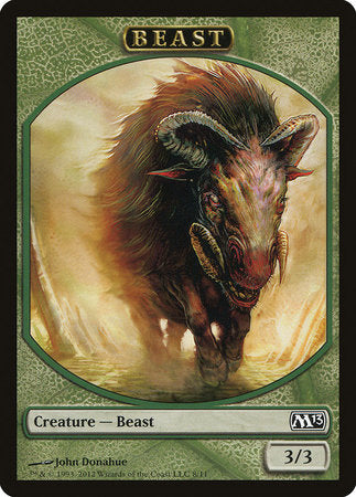 Beast Token [Magic 2013 Tokens] | Arkham Games and Comics