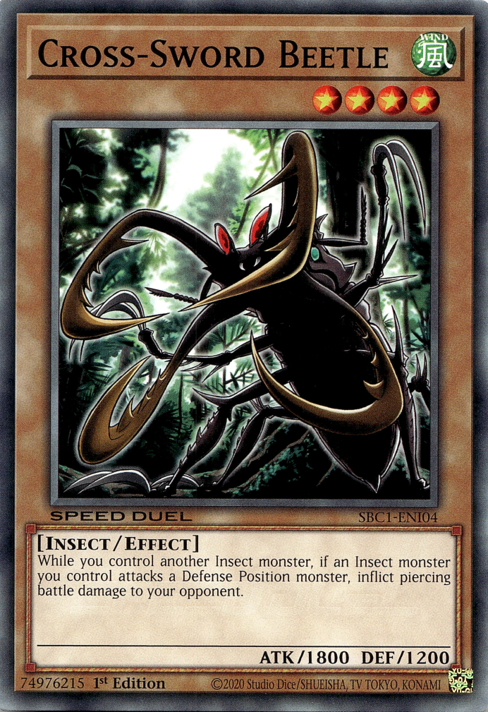 Cross-Sword Beetle [SBC1-ENI04] Common | Arkham Games and Comics