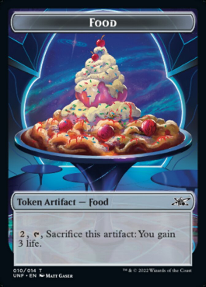 Food (010) Token [Unfinity Tokens] | Arkham Games and Comics