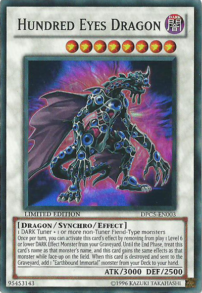 Hundred Eyes Dragon [DPC5-EN003] Super Rare | Arkham Games and Comics