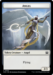 Angel (3) // Demon Double-Sided Token [March of the Machine Commander Tokens] | Arkham Games and Comics