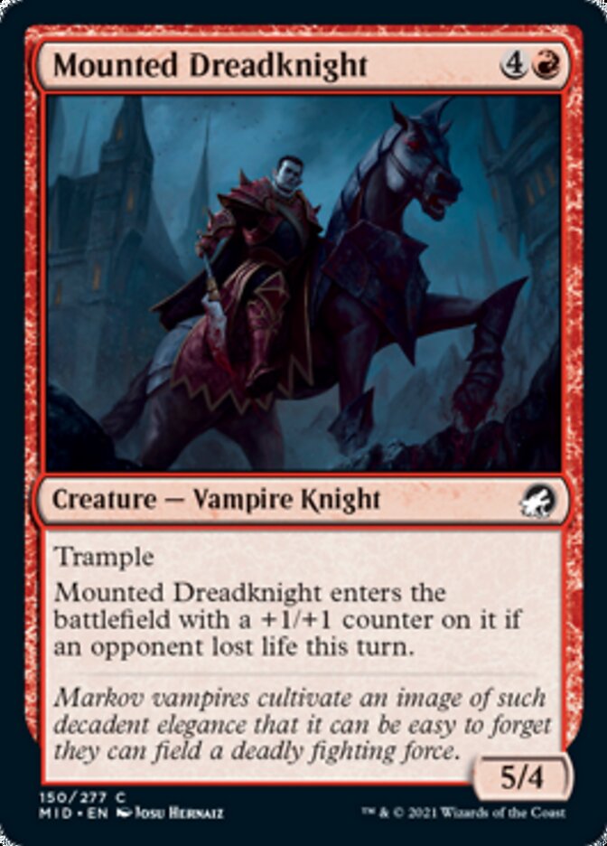 Mounted Dreadknight [Innistrad: Midnight Hunt] | Arkham Games and Comics