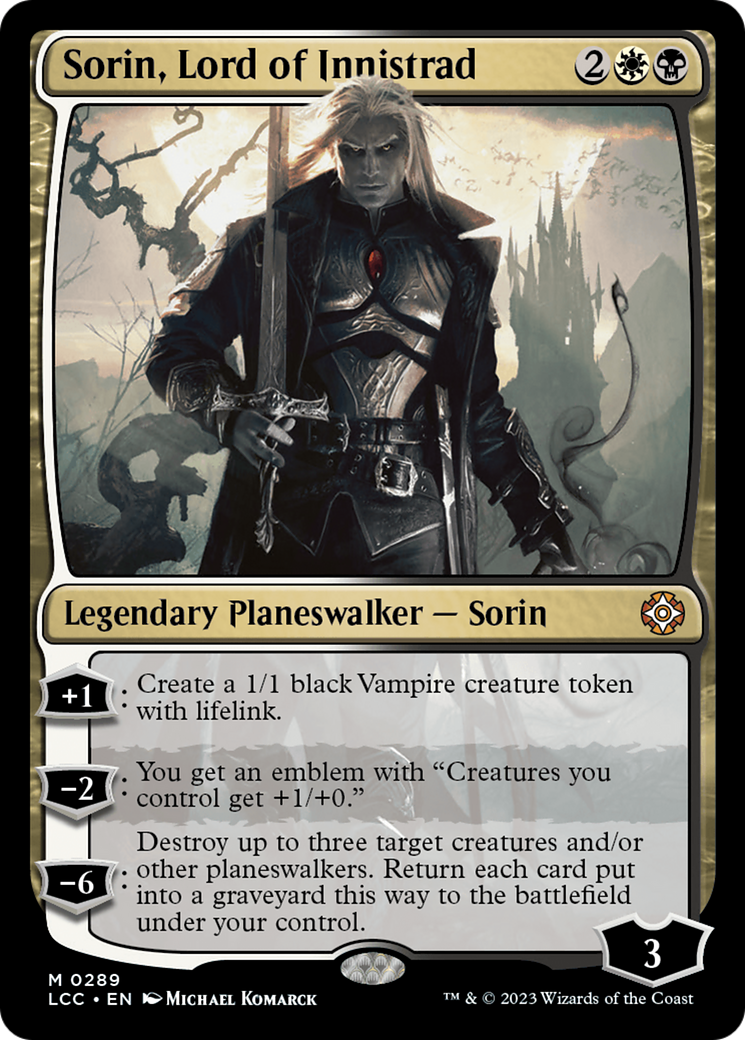 Sorin, Lord of Innistrad [The Lost Caverns of Ixalan Commander] | Arkham Games and Comics