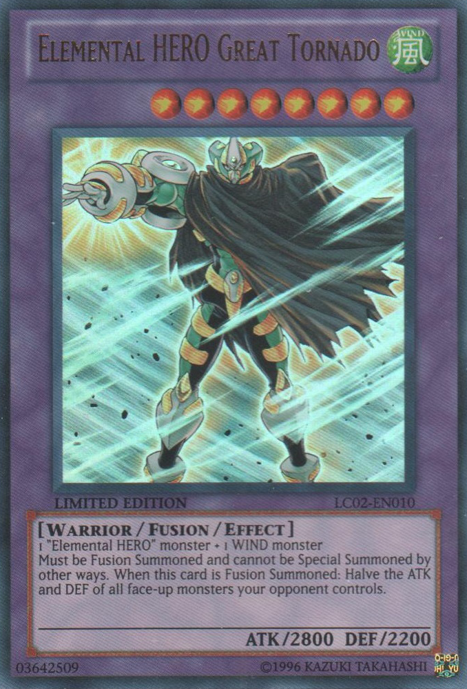 Elemental HERO Great Tornado [LC02-EN010] Ultra Rare | Arkham Games and Comics