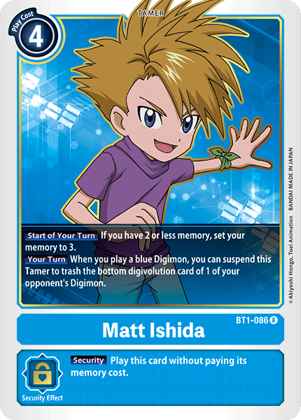 Matt Ishida [BT1-086] [Release Special Booster Ver.1.0] | Arkham Games and Comics