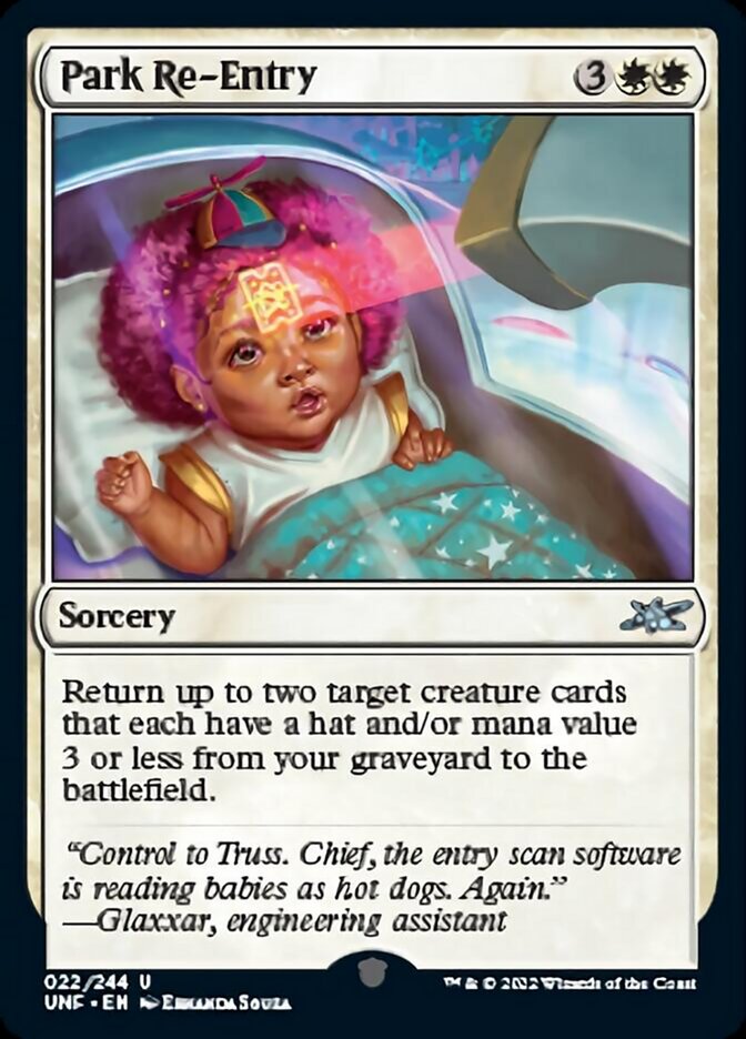 Park Re-Entry [Unfinity] | Arkham Games and Comics