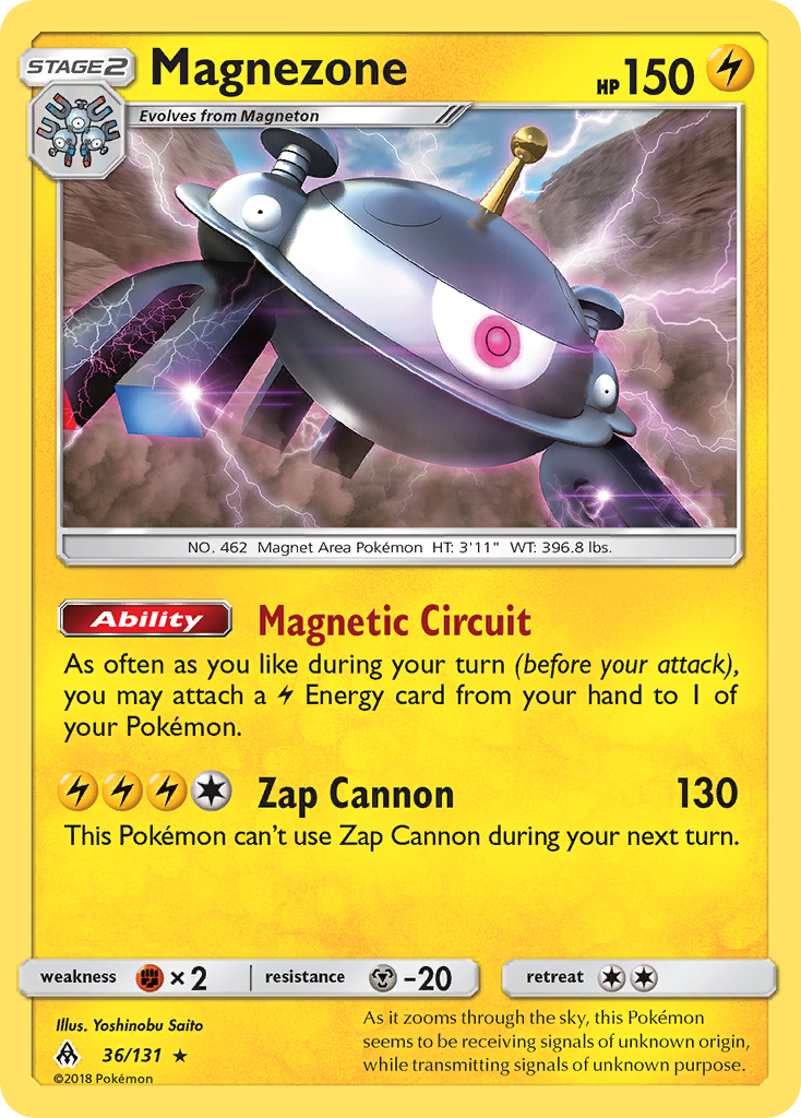 Magnezone (36/131) [Sun & Moon: Forbidden Light] | Arkham Games and Comics