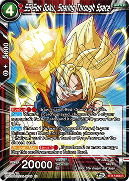 SS Son Goku, Soaring Through Space (BT17-006) [Ultimate Squad] | Arkham Games and Comics