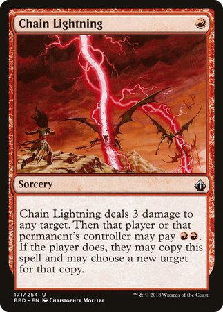 Chain Lightning [Battlebond] | Arkham Games and Comics