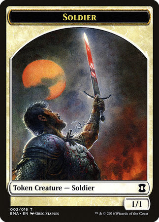 Soldier Token [Eternal Masters Tokens] | Arkham Games and Comics