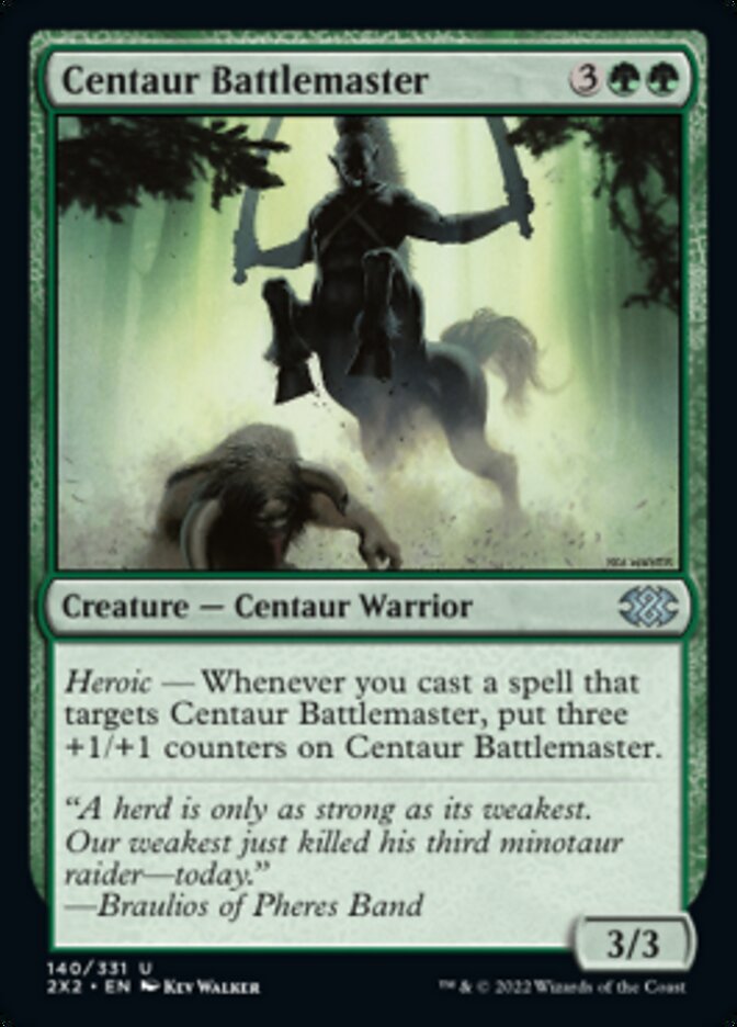 Centaur Battlemaster [Double Masters 2022] | Arkham Games and Comics