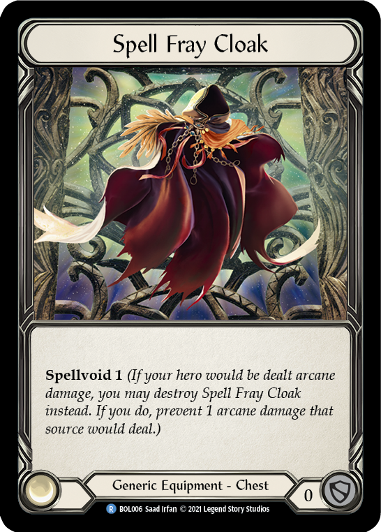 Spell Fray Cloak [BOL006] (Monarch Boltyn Blitz Deck) | Arkham Games and Comics