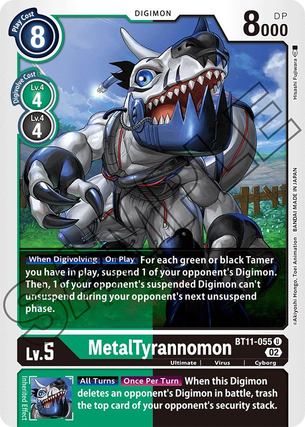 MetalTyrannomon [BT11-055] [Dimensional Phase] | Arkham Games and Comics