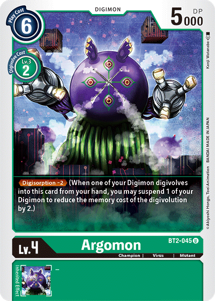 Argomon [BT2-045] [Release Special Booster Ver.1.5] | Arkham Games and Comics