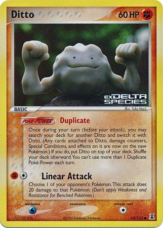 Ditto (62/113) (Stamped) [EX: Delta Species] | Arkham Games and Comics