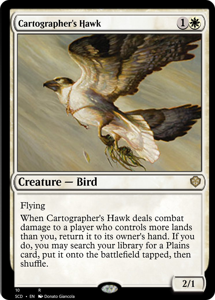 Cartographer's Hawk [Starter Commander Decks] | Arkham Games and Comics