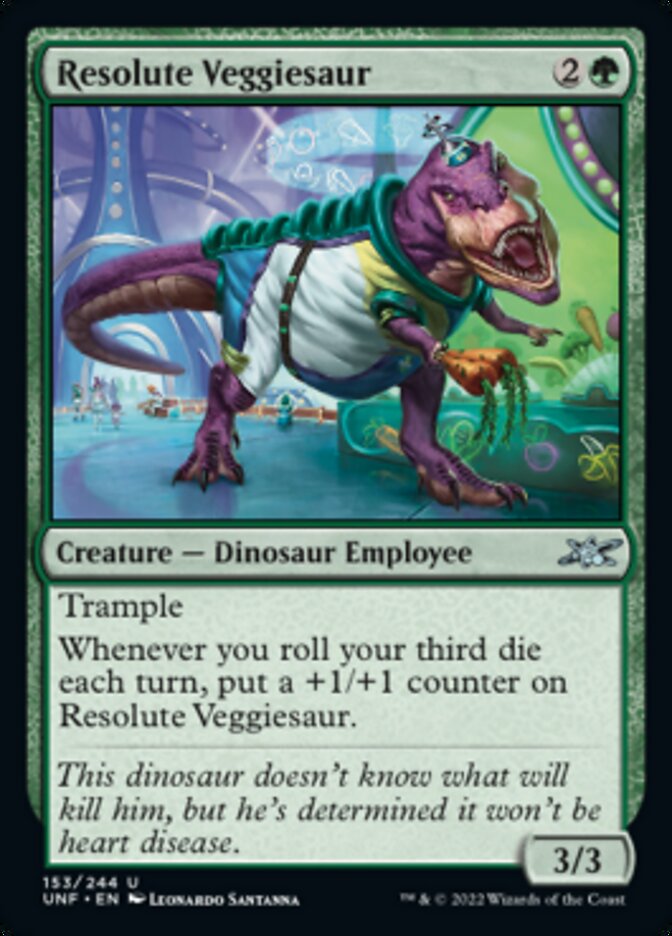 Resolute Veggiesaur [Unfinity] | Arkham Games and Comics