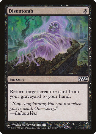 Disentomb [Magic 2012] | Arkham Games and Comics