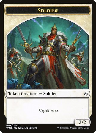 Soldier Token [War of the Spark Tokens] | Arkham Games and Comics