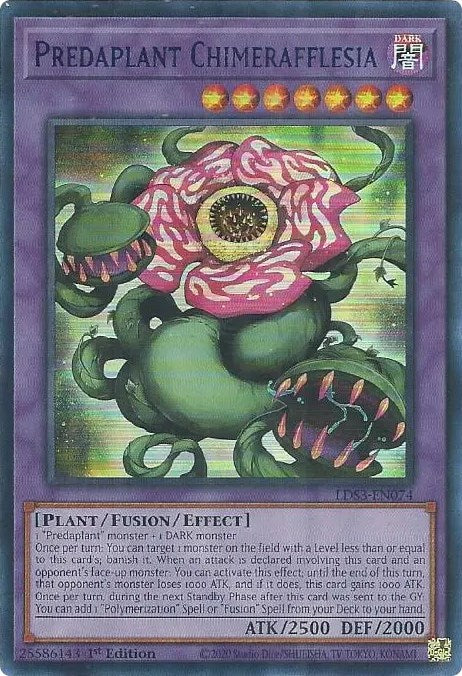 Predaplant Chimerafflesia (Blue) [LDS3-EN074] Ultra Rare | Arkham Games and Comics