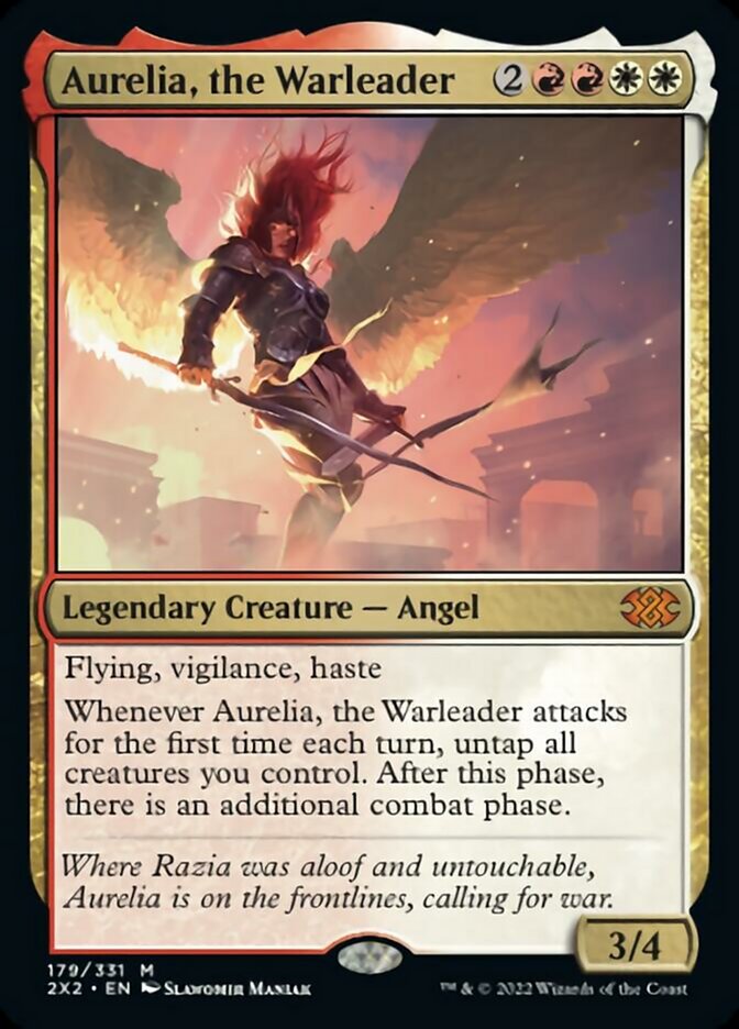 Aurelia, the Warleader [Double Masters 2022] | Arkham Games and Comics