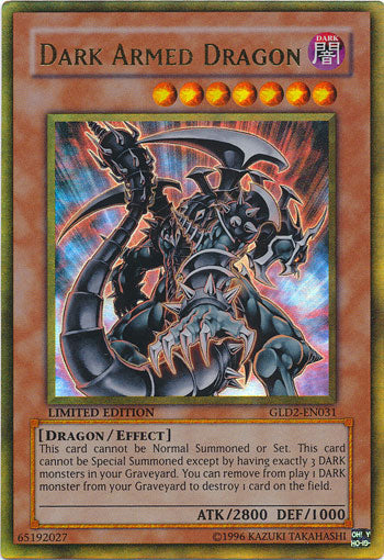 Dark Armed Dragon [GLD2-EN031] Ultra Rare | Arkham Games and Comics