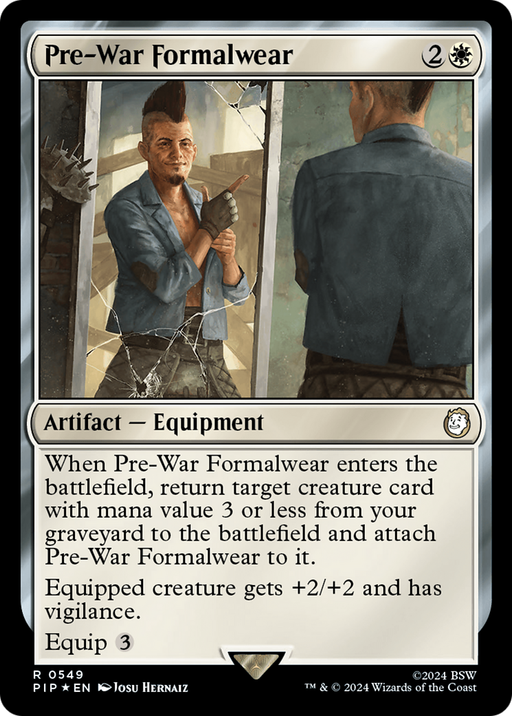 Pre-War Formalwear (Surge Foil) [Fallout] | Arkham Games and Comics