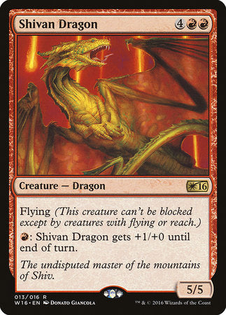 Shivan Dragon [Welcome Deck 2016] | Arkham Games and Comics