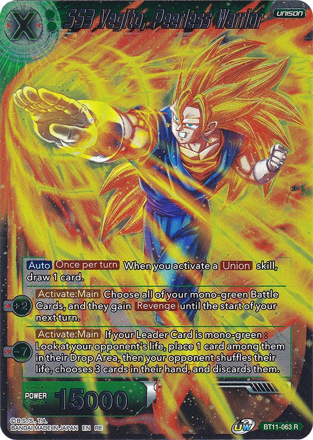 SS3 Vegito, Peerless Warrior (BT11-063) [Ultimate Deck 2022] | Arkham Games and Comics