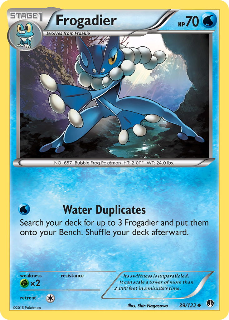 Frogadier (39/122) [XY: BREAKpoint] | Arkham Games and Comics