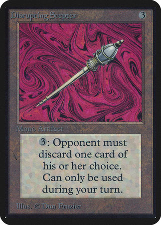 Disrupting Scepter [Limited Edition Alpha] | Arkham Games and Comics