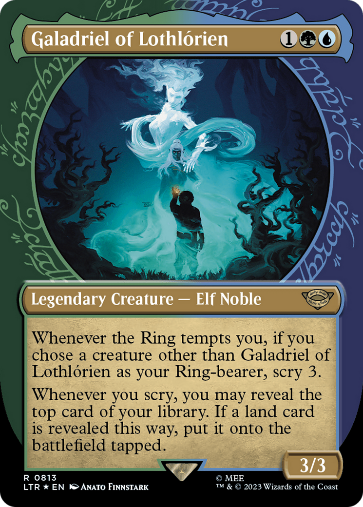 Galadriel of Lothlorien (Showcase) (Surge Foil) [The Lord of the Rings: Tales of Middle-Earth] | Arkham Games and Comics