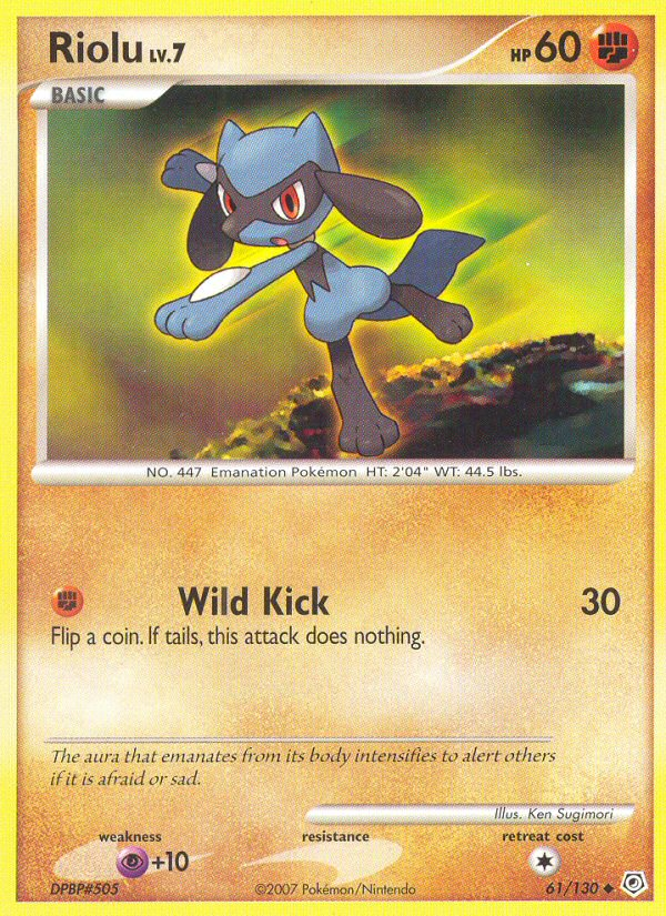 Riolu (61/130) [Diamond & Pearl: Base Set] | Arkham Games and Comics