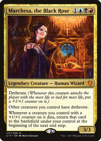 Marchesa, the Black Rose [Commander 2017] | Arkham Games and Comics