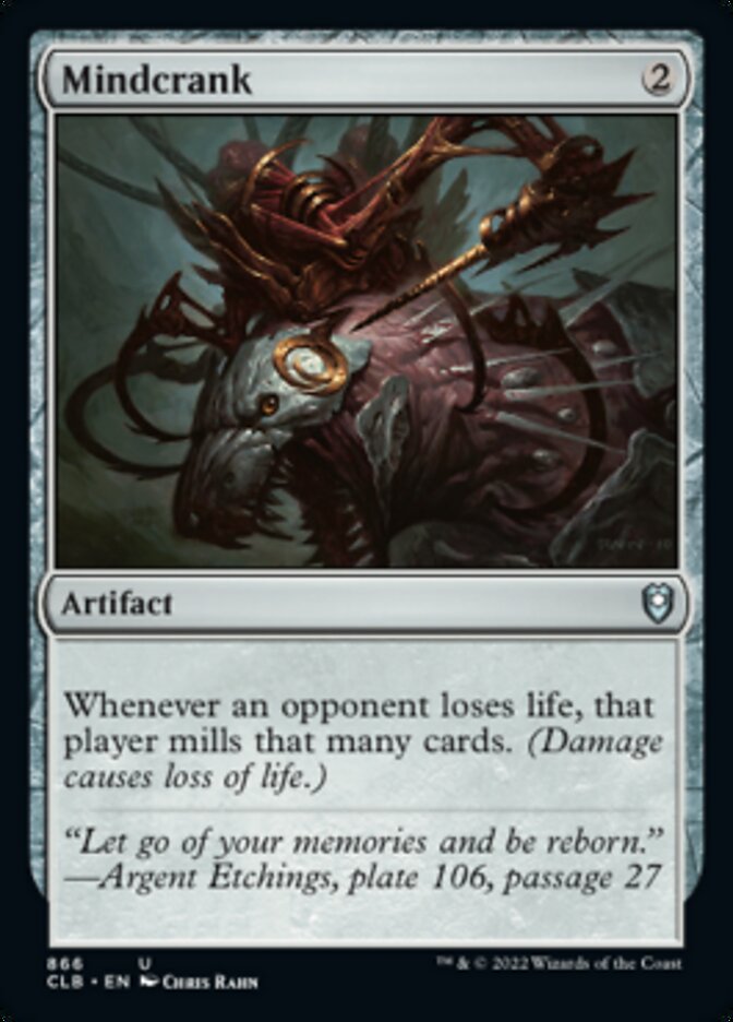 Mindcrank [Commander Legends: Battle for Baldur's Gate] | Arkham Games and Comics