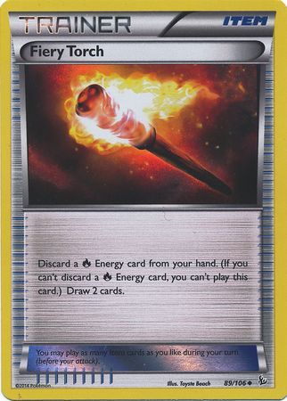 Fiery Torch (89/106) (Sheen Holo Pyroar Collection Exclusive) [XY: Flashfire] | Arkham Games and Comics